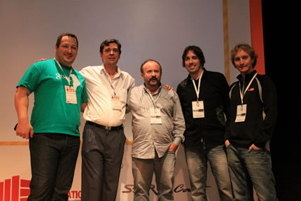 Pedro Dias, Rubens, Flávio Raimundo, Cassiano e Ariel
