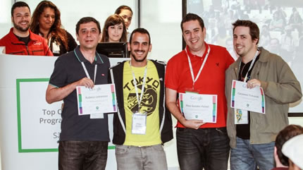 Cassiano Recebendo Prêmio do Google